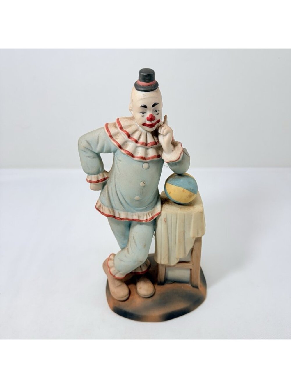 Vintage Flambro Paul Jung Clown American Circus World Museum Famous Neat Make Up